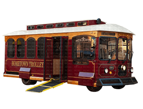 railroad car, cable-car, tram - png gratis