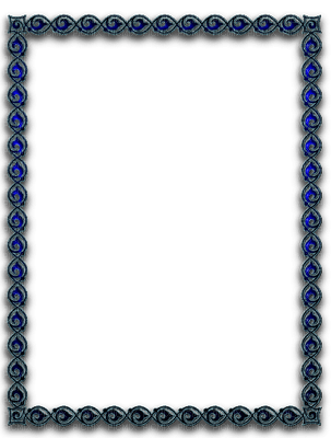 minou52-frame-blå - darmowe png