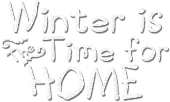 soave text winter time for home white - zadarmo png