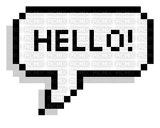 hello speechbubble - PNG gratuit