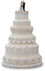 Kaz_Creations Deco Wedding Cake - png ฟรี