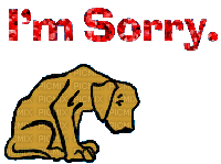 sorry - Bezmaksas animēts GIF