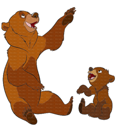 le frère des ours - Bezmaksas animēts GIF