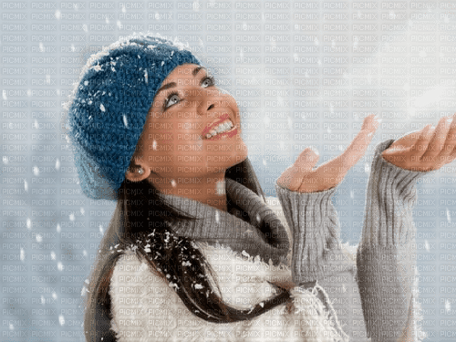 winter woman - Free PNG