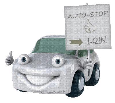 auto-stop - GIF animado grátis