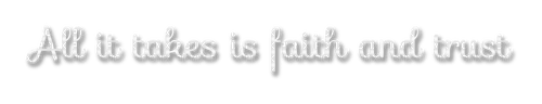 ✶ Faith and Trust {by Merishy} ✶ - png gratis