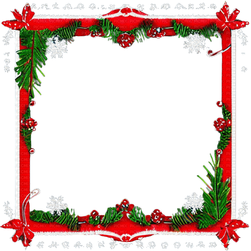 kikkapink winter christmas frame deco - besplatni png