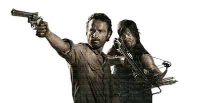 rick and daryl - PNG gratuit