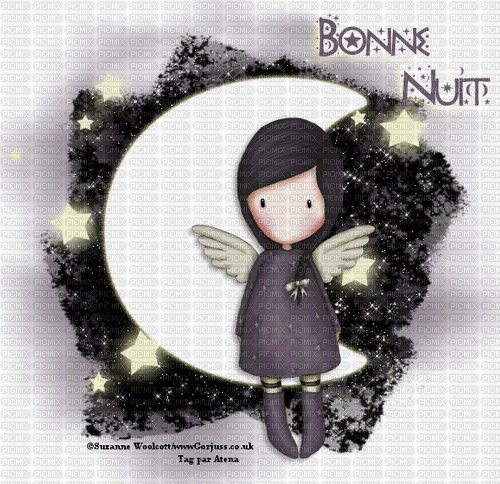 Bonne Nuit - GIF เคลื่อนไหวฟรี