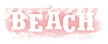 soave text deco summer beach pink - PNG gratuit