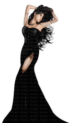 Kaz_Creations Gothic Woman Femme - 無料png