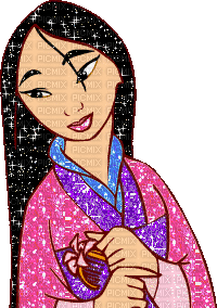 Mulan - GIF animado grátis