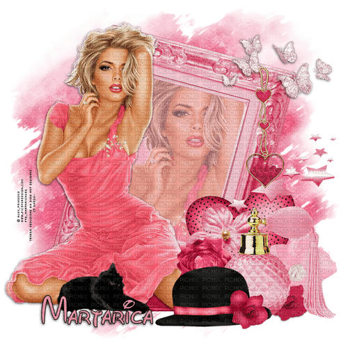 woman in pink by nataliplus - darmowe png