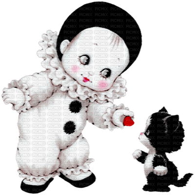 Kaz_Creations Valentine Deco Love Cute Mime Kitten - 免费PNG