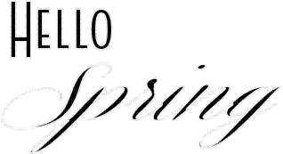 loly33 texte hello spring - png ฟรี