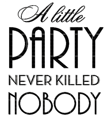 Party.Text.Art Deco.phrase.Victoriabea - Free PNG