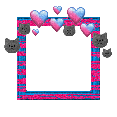 Small Blue/Pink Frame - Bezmaksas animēts GIF