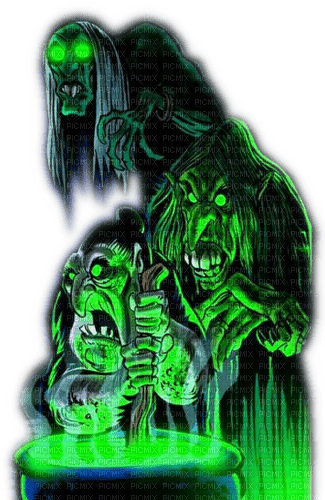 Rena green Halloween Geister Ghosts - gratis png