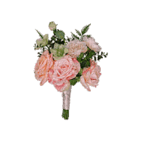 Pink Roses Bouquet - Free animated GIF