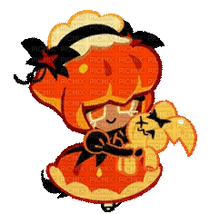 pumpkin pie cookie giggle - GIF animé gratuit