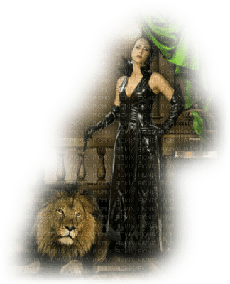 cecily-femme et lion - δωρεάν png