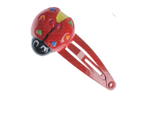 ladybug hair clip - png grátis