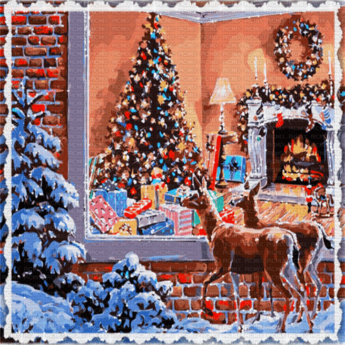merry christmas milla1959 - GIF animate gratis