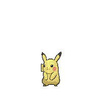 pokemon pikachu - GIF animado gratis