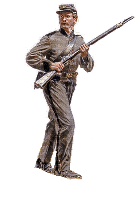 western soldat sudiste - δωρεάν png
