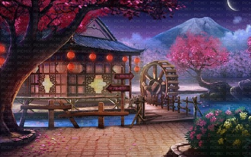 japanese background - ilmainen png
