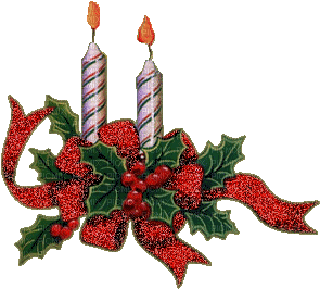 MMarcia gif vela de Natal Bougie de Noël - Gratis animerad GIF