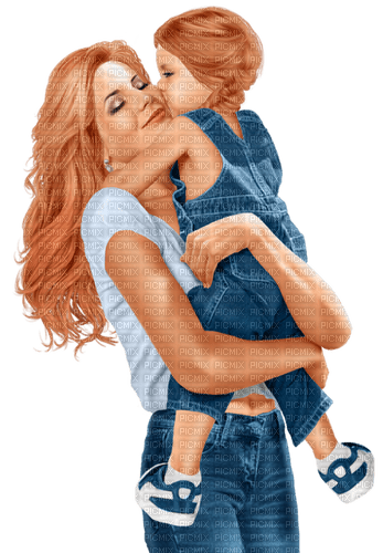 mor och barn----mother and child - 免费PNG