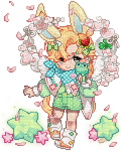 silly gaiaonline bunny boy - gratis png