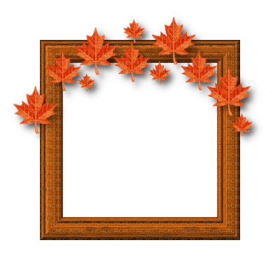Small Orange Frame - безплатен png