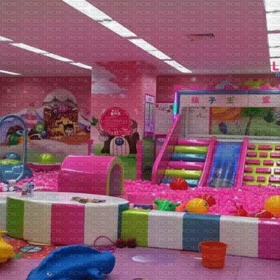 Pink Indoor Play Area - darmowe png