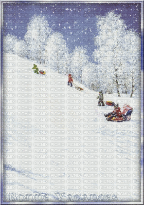 winter time - Бесплатный анимированный гифка