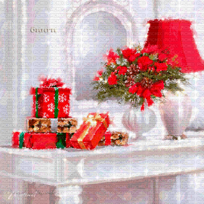 Y.A.M._New year Christmas background - Kostenlose animierte GIFs