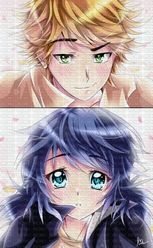 marinette and adien ❤️ elizamio - 無料png