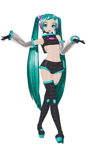 Space Channel 5 Miku - 免费PNG