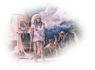 Kaz_Creations Paysage Scenery Indians - 免费PNG