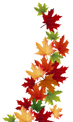 soave deco autumn animated leaves branch brown - Бесплатный анимированный гифка