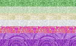 Genderfae Pride flag glitter - GIF animate gratis
