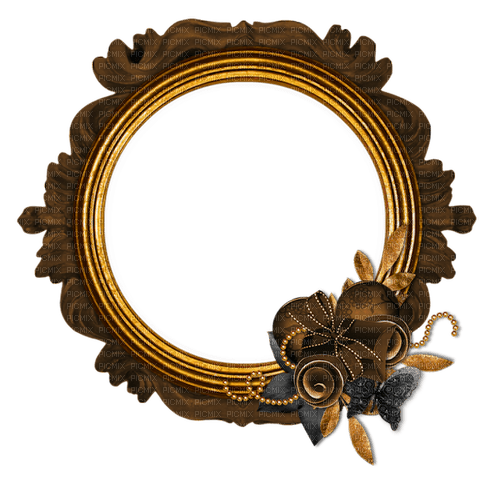 brown frame Bb2 - png gratuito