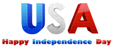 Kaz_Creations America 4th July Independance Day American Text - ingyenes png