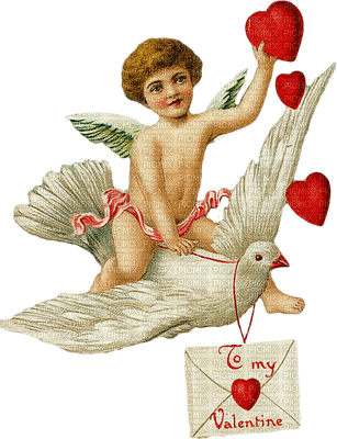 amor angel child ange engel valentine  love cher amor Valentin Valentinstag deco tube heart herz coeur bird - png gratis