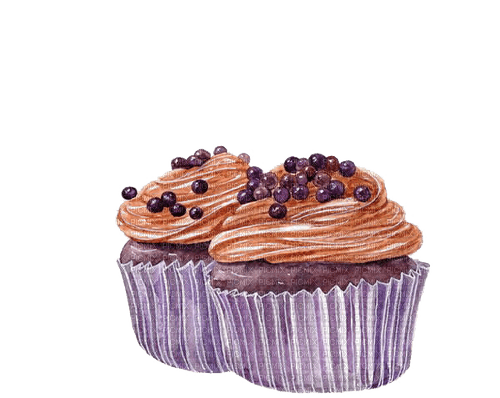 chocolate cupcake Bb2 - 免费PNG
