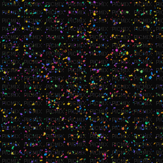 Black multicolor confetti background - Gratis animeret GIF
