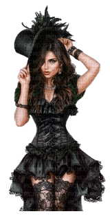 western (femme saloon) - png gratuito