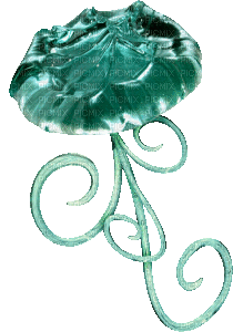 jellyfish (created with gimp) - GIF เคลื่อนไหวฟรี