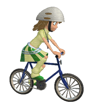 велосипед - GIF animé gratuit